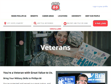 Tablet Screenshot of phillips66-veterans.jobs